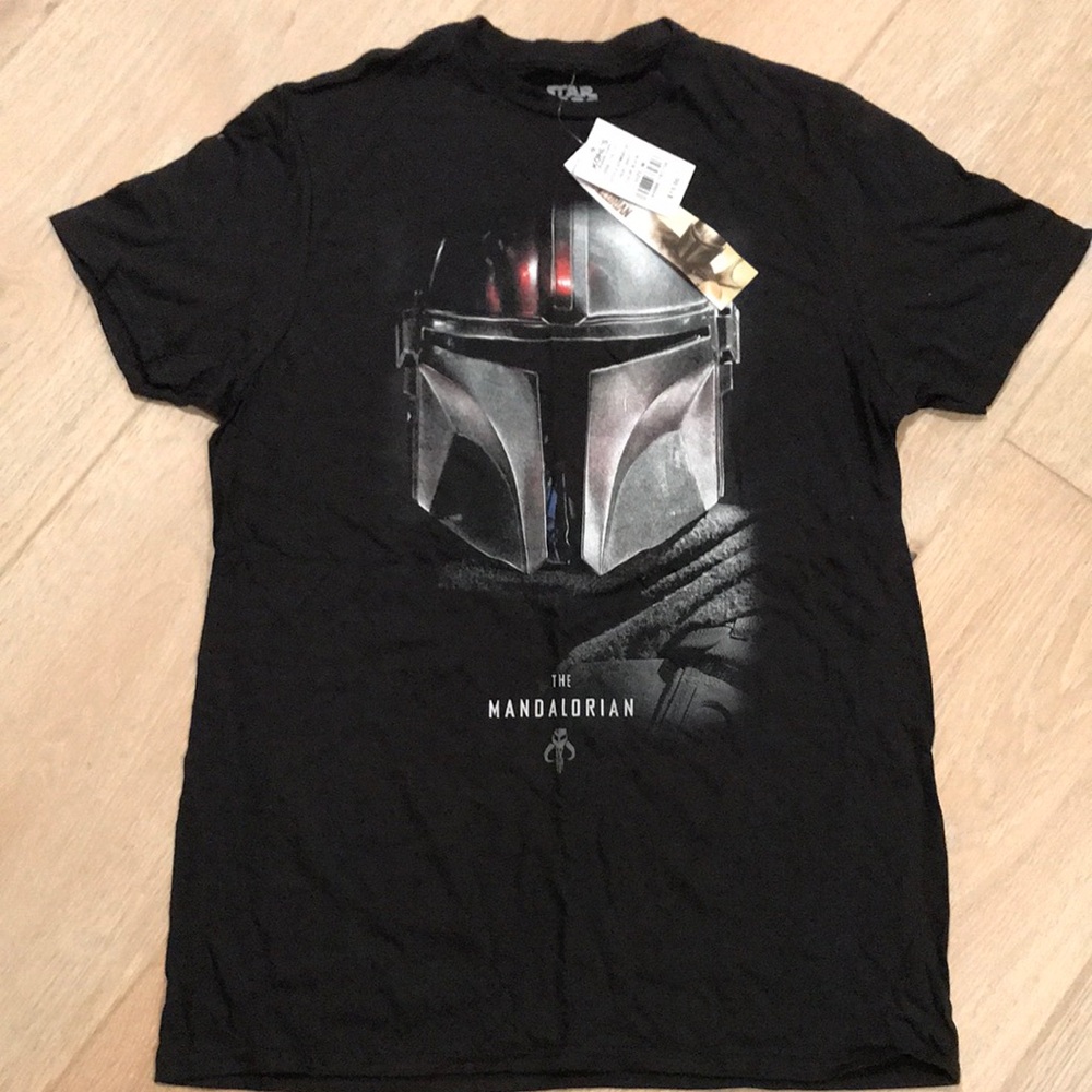 Star Wars The Mandalorian Black T-Shirt